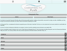 Tablet Screenshot of mychiroplus.com
